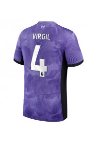 Fotbalové Dres Liverpool Virgil van Dijk #4 Třetí Oblečení 2023-24 Krátký Rukáv